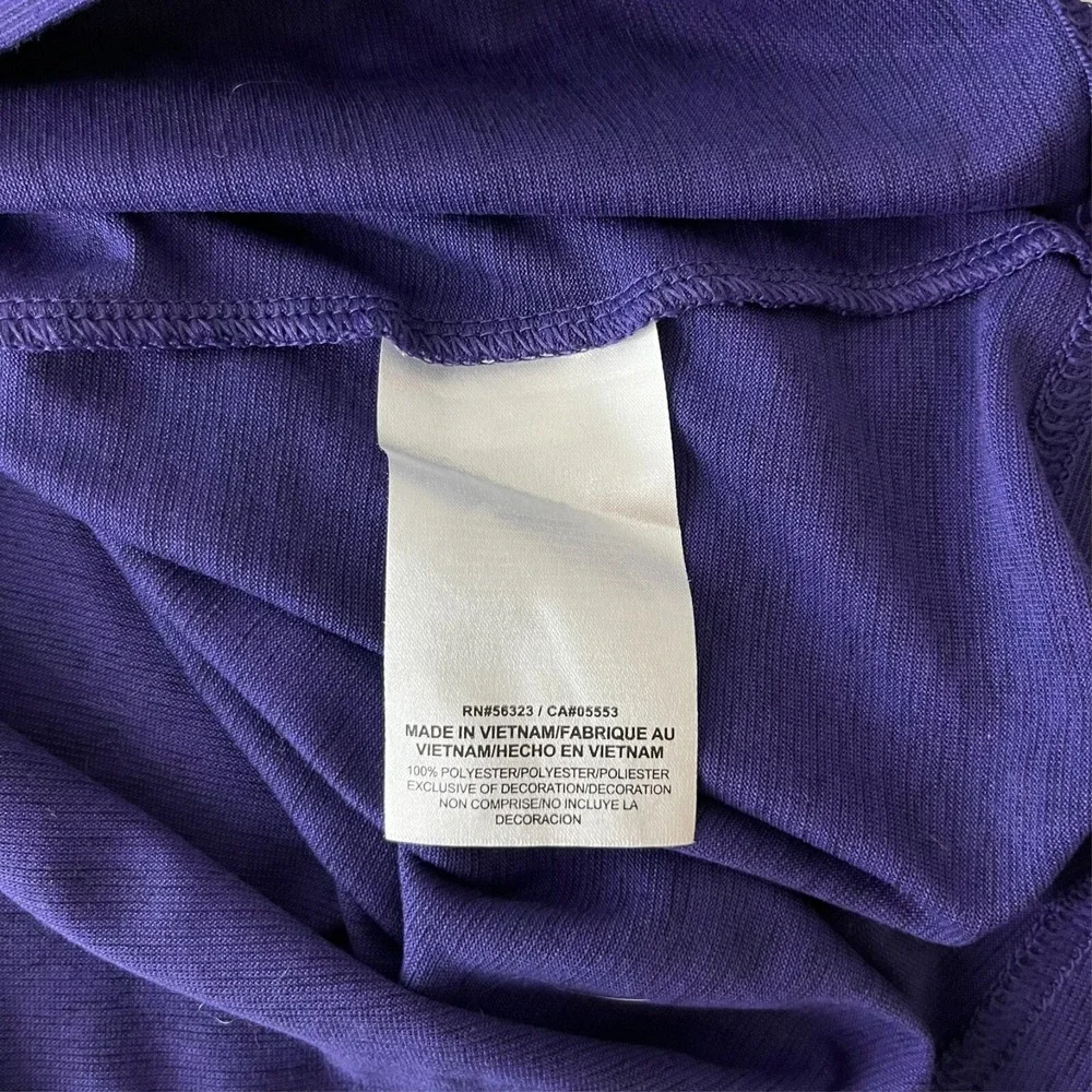 Nike TCU Horned Frogs Mens Purple Dri-FIT Long Sleeve Shirt Size Small